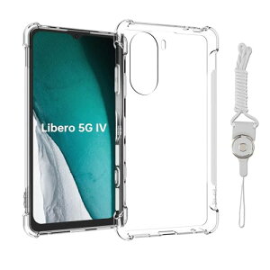 ZTE Libero 5G IV / Nubia lvy �P�[�X �N���A ���^ A302ZT �ϏՌ� TPU�f�� �σV���b�N�|�P�b�g �S���� ���ϖh�~ �����Y�ی� �w��h�~ �X�g���b�v�z�[���t�� ���x�� 5�W�[ 4 �J�o�[ �N���X�^�� (Libero 5G IV) 