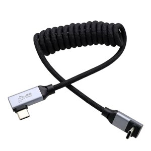 USB Type C P[u 30cm USB C 20Gbps PD100W 4K60 P[u Samsung SSD BMPCC ZCAM R5 R6 A7C FX3 Camera iPhone 15 Phone Laptop Monitorp 30cm 