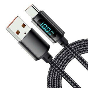 USB C P[u 7A 100W }[dΉ fW^\t USB Type C P[u A~O ϋviC҂ ubN MacBook / iPad Air / Pro / Xperia / GalaxyȂǂUSB C@Ή ϋv f[^