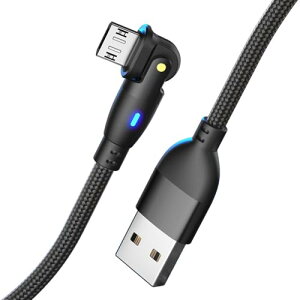 Micro USB P[u L^ 180x] USBP[u 2m }CNUSB (Type-B) }[d f[^] AndroidX}z PS4Rg[[ ubN ^ѕ֗ L^180x] TPE USBR[h 