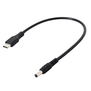 USB 3.1 ^Cv C USB C  5V DC 5.5 2.5mm dvO[dP[u gѓdbp 25cm 