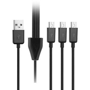 USBXvb^[[dP[u 3 in 1 USB 2.0 AIX3}CNUSBIX13[dP[uA_v^[R[h1m (mini usb) 