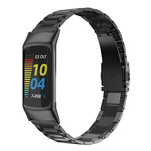 Fitbit Charge6 / Charge5 oh tBbgrbg `[W6 / `[W5 Ή XeX rWlX X|[cp xg jp ʋChh t (ubN) 