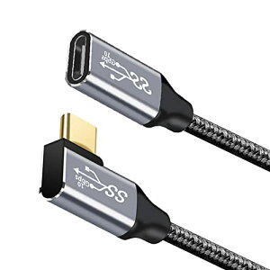 USB type C ‰„’·ƒP[ƒuƒ‹ LŽš 0.25M ƒ^ƒCƒvc ‰„’·ƒR[ƒh USB3.1 Gen2(10Gbps) 100W PD‹}‘¬[“d 4K / 60HZƒrƒfƒI“`‘— ƒiƒCƒƒ“•Ò‚ÝMacBook Pad Surface Switch Xperia Galaxy Pixel“™Type C‹@Ží‘Ήž ‘——¿–³—¿