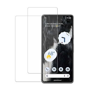 Google Pixel 7a �K���X�t�B���� �������ߗ� 3D Touch �w��h�~ �d�x9H�����K���X �X�N���[�� �j�� �h�~ �ی� 2���Z�b�g Google Pixel 7a�t���ی�t�B���� (Transparent) ��������