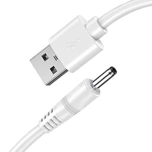 USB to DC 充電ケーブル 充電コード 充電用 電動歯ブラシ 洗顔ブラシ 小型マッサージ機など ハンディマッサージャー ミニスティックマッサージャーと互換性があります (外径3.5mm内径1.35mm) 送
