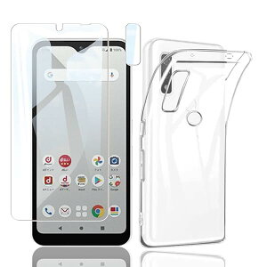 Arrows We F-51B / FCG01 / A101FC ガラスフィルム カメラフィルム TPU シリコン ケース 液晶保護フィルム 高透過率 気泡ゼロ 飛散防止 Arrows We クリア シリコン 透明 TPU ケース 落下防止 指紋防止 衝撃