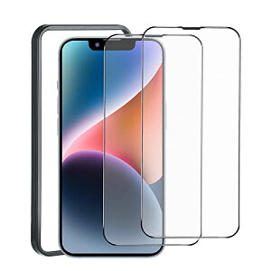 iPhone14 �K���X�t�B���� 2���Z�b�g iPhone 14 �ی�t�B���� �Q�[���ɍœK �A���`�O���A �����K���X �t�� �ی� �t�B���� �T���T�� �w��h�~ �\��t���ȒP / �K�C�h�g�t�� ��������