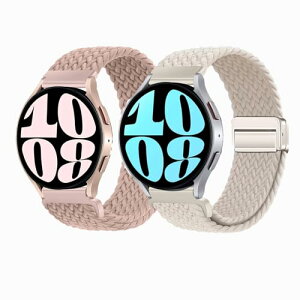 Galaxy Watch 6 / 6 Classic / 5 / 5 pro / 4 / 4 Classic / 3 41mm / Active 2 / Active for Amazfit gtr 42mm / gtr mini / gts4 mini for Huawei watch GT / 2 / 2e / pro 42mm 交換バンド ナイロン 20mm バンド 編組 マグネット 送料無料