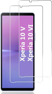Xperia 10 V / Xperia 10 VI KXtB GNXyA10V SO-52D/SOG11 tB GNXyA10 VI SO-52E/SOG14 KX wFؑΉ tیtB ʕی KXJo[ ɔ0.33mm ߗ 