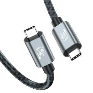 USB C P[u 0.3m (USB4Ή) 8K@60Hz fo 40Gbpsf[^] 240Wo Ή Thunderbolt 4 P[u X}[gtH ^ubg p\R Q[@ȂǂType c|[g𓋍ڂfoCXɑΉ 