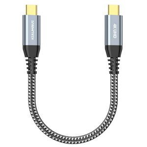 USB CP[u 0.3m USB3.2 Gen2 Type C 20Gbpsf[^]Ή 100W}[d 4Kfo͑Ή USB Cj^[P[u iPhone 15 Pro MacBook LaCie SSD iPad LG ARZOPA KYY 