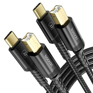USB C TYPE B v^[P[u 3M+3M 2{Zbg Type C to Type B USBP[u ϋv v^[ XLi[ I[fBIC^[tF[X dqsAm DJRg[ȂǂType B|[gɓKp 