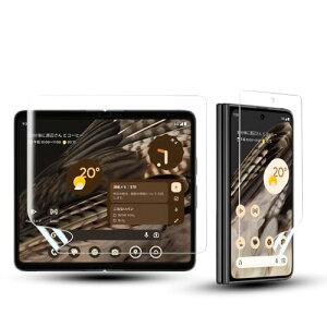 Google Pixel Fold tB A`OA wFؑΉ یtB TPU 3D݌v TT ^b` ˖h~ h~ CAX Sn LYC CAX wh~ Sʕی TPUtB 
