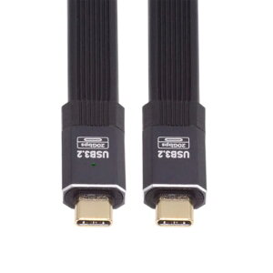 USB4 P[u 50cm 20Gbps ^CvC tbgX FPC 100W }[df[^P[u 8K@60Hz 5K@60Hz USB4.0 Thunderbolt3 / 4 Ή 