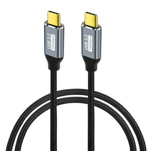 USB CP[u 1m Type C 3.1 Gen2(10Gbps) 100W PD}[d 4K / 60Hzfo iC҂݃}[gtH ^ubg p\R Q[@̃^Cvc@ɑΉ (1 M) 