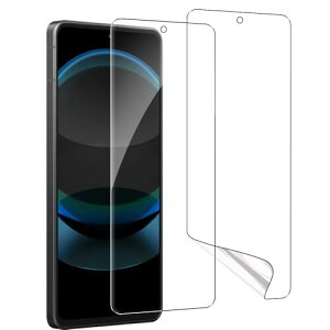 Aquos R9 Pro �t�B���� �ی�t�B���� �w��F�؂��\ TPU 3D�݌v �����h�~ �C�A���X ����S�n �L�Y�C�� �N���A (Aquos R9 Pro �Ή�) 2���Z�b�g ��������