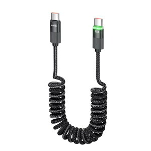 usb c P[u 1.2m܂ŐLk\ 100W RCP[u PD / QCΉ USB C to USB C P[u Android AutoΉ ϋv ubN [dP[u iPhone 16 / iPhone 15 Mac Book Air / Pro Galaxy Switch  USB C @Ή 