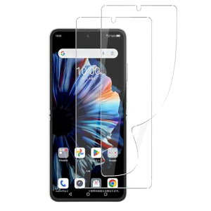 nubia Flip 2 �t�B���� �ی�t�B���� nubia Flip 2 TPU�Ïk�X�N���[�� �\�t�g �t�B���� �d�x4H ��U�h�~ �X�N���b�`�h�~ �������� nubia Flip 2 (���C���f�B�X�v���C) �t�B���� 2���Z�b�g ��������