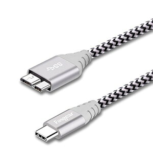 USB C Micro B P[u 30cm iC ^RlN^ Type C Micro 3.0P[u }[d 5Gbps   Canvio Galaxy S5 Note 3ȂǂɑΉ (30cm O[) 
