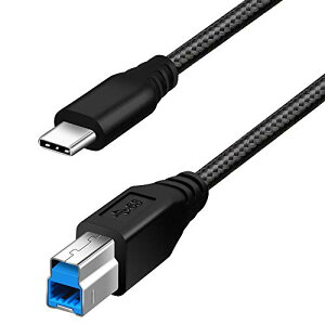 Type C USB B 3.0�P�[�u�� �i�C�����ґg USB C �I�X- Type B �I�X �R�[�h (1M �u���b�N) ��������