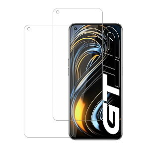 Realme GT 5G �K���X�t�B���� �������ߗ� 3D Touch �w��h�~ �ی�t�B���� �d�x9H �����K���X �X�N���[�� �j���h�~ �ی� 2���Z�b�g Realme GT 5G�t���ی�t�B���� (6.4 Inches) ��������