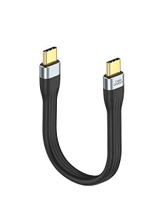 USB Type C P[u 0.12m USB Type CP[u ^CvCP[u VbgP[u USB C}[dP[u MacBook Pro ipad pro Chromebook Pixel Galaxy S22 Steam deckɑΉ Type C[qɓKp 