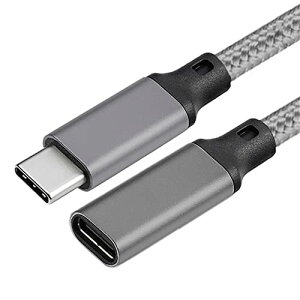 USB Type C P[u 2m USB 3.1 Gen2 10Gbps ^Cvc R[h ] 100W 5A}[d AhCh bvgbvȂǗlXusb-cfoCXɑΉ iC O[