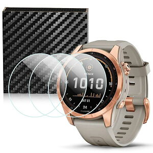 Garmin Fenix 7S �ی�t�B���� �K���X �X�N���[���v���e�N�^�[ �����K���X Fenix 7S 42mm / 7S Solar / 7S Sapphire Solar 3�p�b�N ��������
