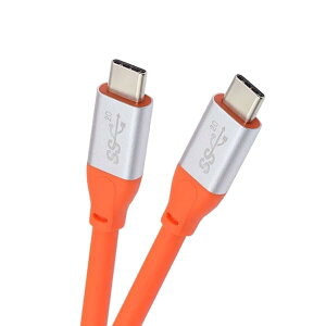 USB3.2 �P�[�u�� 20Gbps USB4 ���\�t�g �n�C�t���b�N�X 100W 8K 5K 4K USB4.0 �n�C�p�[ �X�[�p�[ �t���L�V�u�� �R�[�h �I�X �I�X iphone15 Pro �m�[�g�p�\�R���ɑΉ� (100cm) ��������