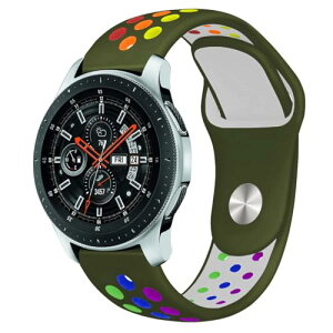Galaxy Watch 3 45mm / Galaxy Watch 46mm �����o���h ���O�� 22mm �ėp �R���p�`�u�� HUAWEI Watch GT3 Pro 46mm / GT3 46mm / GT2 Pro 46mm Amazfit GTR 47mm / GTR2 �x���g �X�|�[�c�o���h �����x���g �V���R���� �_�炩�� �\�t