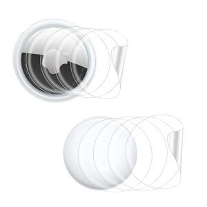 AirTag �t�B���� 8���Z�b�g TPU�� ���^ �ی�t�B���� �����ߗ� �Ռ��z�� ���h�~ �C�A�h�~ �\��t���ȒP ���� �\�ʗp4���Ɣw�ʗp4�� AirTags�Ή� ��������