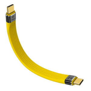 Thunderbolt 4 USB Type C [dP[uZ 13CM ]40Gbps USB C to USB C IXϊP[u T_[{g3Ή 100W PD}[d 8K@60HZ rfIуf[^ɑΉBMacBook Rs[^ bvg