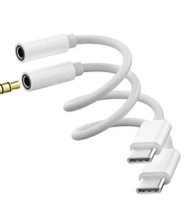 USB C 3.5mm CzWbN ϊA_v^ (2pbN IPhone15 Pro Max Plus iPad 10 Air4 / 5 Mini6 Pro^CvC DAC ϊ Type C AUX P[u ڑX}zwbhtH}CNRlN^Cق vO 