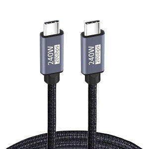 USB3.2 }OlbgP[u 200cm USB C 20Gbps 240W 8K 5K 4K USB4.0 nCp[X[p[RC Type C [dP[u