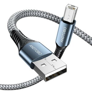 USB 2.0 v^[P[u 5M USB B-USB AP[u HP Canon Dell Panasonic Epson Lexmark Xerox Samsung Brother XLi[ t@bNXȂǂUSB Type AIX-^CvBIX 