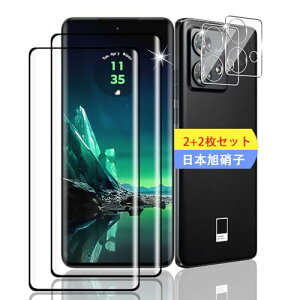 Motorola Edge 40 Neo KXtB X}z یtB (2) + Moto Edge 40 Neo YیtB (2) g[ Edge40 Neo tB KXtB Sʋz ߗ dx9H 3D TouchΉ 
