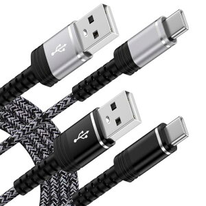 USB Type C P[u }[d 1.83M*2{ / QC3.0Ή ^Cvc [dP[u iPhone 16[dP[u type cR[h iPhone16V[Y Galaxy A35 S24 Ultra A55 Motorola Moto G Stylus 5G 2024̑Android USB C@Ή 