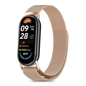 Xiaomi Mi Band 9 / Xiaomi Smart Band 8 �����o���h ���C �o�b�N���t�� �x���g �T�C�Y���߉\ �X�e�����X �����o���h �t�@�b�V���� �X�|�[�c�o���h �R���p�`�u�� Xiaomi Smart Band 9/Xiaomi Smart Band 8 �o���h (