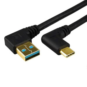 USB Type C 3.2 L 90x ϊP[u 0.25 m USB-A IXt o USB CIX }[d f[^] 56 KWVMacBook / Nintendo Switch / Type CuɓKp (USBELtoTypec0.25m) 