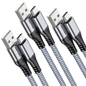  USB Type C P[u 1m USB-A & USB CP[u 3{Zbg 3.0A }[d^Cvc P[u iPhone 16 / 16 Pro / 16 Plus / 16 Pro Max iPhone 15 Samsung S21 S22 S23 S23 S20 S10 S9 Note 20 Pixel 7 ̑ Android  USB C@