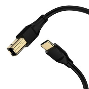 USB Type C v^[P[u USBP[u Type C to B P[u ϋv 1.8M  ڑȒP X}z I[fBIDAC ~LT[ MIDIL[{[h dqsAm DJRg[ v^[ XLi[ FAX}