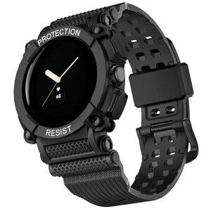 Google Pixel Watch 3 ohoh 41mm(2024 / 2023 / 2022) Google Pixel Watch 3 / 2 / 1 xg Jo[ oh Yf@ە\ ϏՌ PC TPU d\  z ϋv h~ ʋC ȒPΉ (ubN)