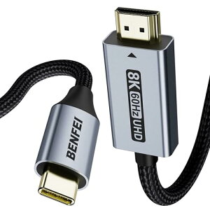 USB C HDMI 2.1 P[u (8K@60Hz 4K@240Hz 1.8M A~jEVF iC҂) iPhone 15 / 16 Pro / Max MacBook Pro / Air 2023 iPad Pro Surface Book 2 ȂǂɑΉ 