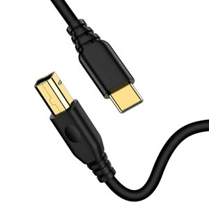  Type C to Type B v^[P[u 1.8M ^CvC IX - ^CvB IX USB2.0 P[u P[u bLRlN^ ϋv v^[USBP[u Hp / Canon / Brother / Dell / EpsonȂǂ̃v