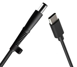 Type C to HPm[gp\R PD ϊP[u 7.4x5.0mm USB C ϊA_v^[ m[gp\R [d P[u Oa7.4mm a5.0mm ϊA_v^ USB Type C 65Wo͑Ή gK[P[u 1.5m 