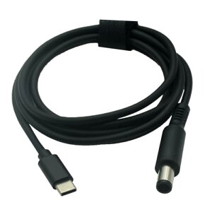 DELLm[gp\R PD [dP[u USB C ϊA_v^[ P[u f ϊA_v^ USB Type C TO DELL ACA_v^[ 7.4x5.0mm (Oa7.4mm-a5.0mm) 65Wo͑Ή gK[P[u 1.5m ݊i 