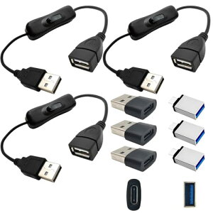 USB XCb`P[u 0.3m I / It {^t fA Gh USB C уA_v^[ Zbg (3 pbN) dXCb` f[^ R[h (LED / PC / db / ׂĂ USB ^Cv C foCXp) 