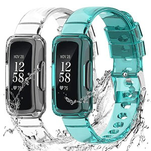 Fitbit Luxe / ace2 / ace3 / Inspire / Inspire2 / Inspire HR oh h h oh NA ̌^ X|[c _炩TPU Jo[txg ʋCǂ j  tBbgrbg ace3 CXpCA2