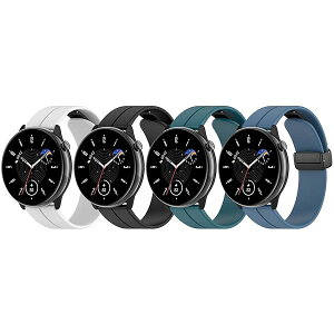 Garmin vivoactive 6 / 5 / Active5 / Forerunner165 / Approach S50 �o���h 20mm �V���R�� Amazfit Active2�o���h �}�O�l�`�b�N�x���g ���ߕ֗� �j���� ���C�z���{�^�� ��������